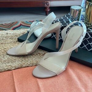 ⭕️🛑⭕️✨NINE WEST SLING BACK SANDAL HEELS